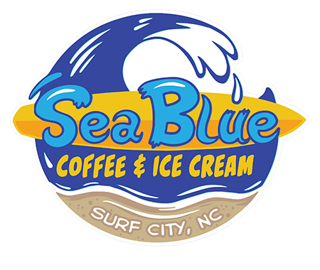 Sea Blue Coffee and Ice Cream - Logo