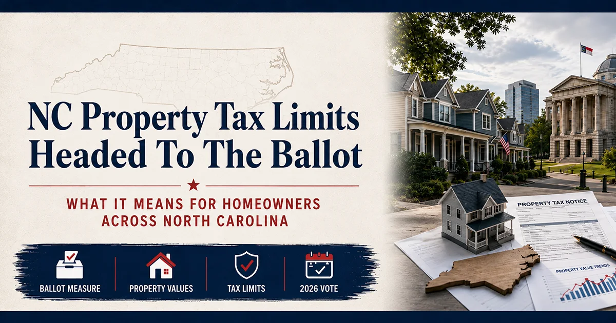 NC Property Tax Limits Are Headed to the Ballot: What It Means for Pender County