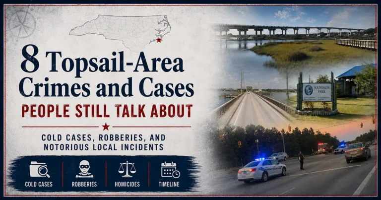 8 Topsail-Area Crimes and Cases People Still Talk About
