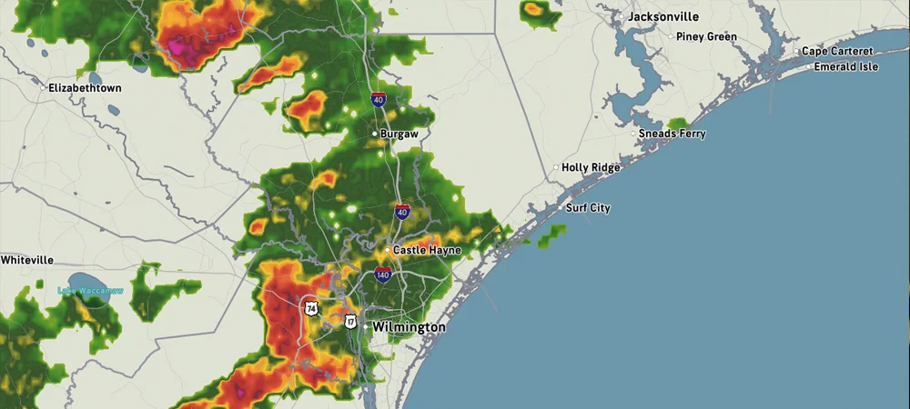 Monday Afternoon & Evening Weather Update for the Topsail Area