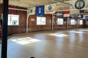 Photo of skating floor - Topsail Beach Skating Rink; October 2023